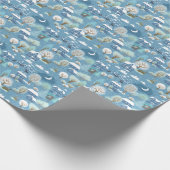 Winter Wonderland: Schilderachtig patroon Cadeaupapier (Hoek)