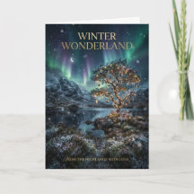Winter Wonderland Schotse Kerstkaart