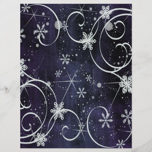 Winter Wonderland Scrapbooking Paper Flyer (Voorkant)