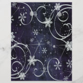 Winter Wonderland Scrapbooking Paper Flyer (Achterkant)
