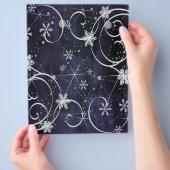 Winter Wonderland Scrapbooking Paper Flyer (Hand)
