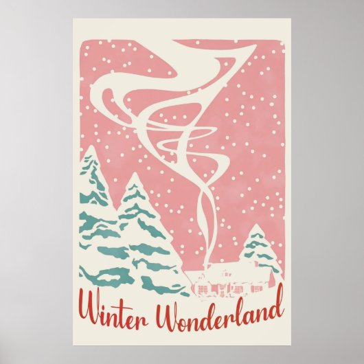 Winter Wonderland Seizoensgebonden poster (Voorkant)