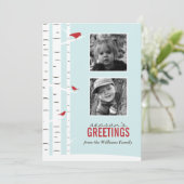 Winter Wonderland Seizoensgroeten Feestdagenkaart (Staand voorkant)