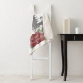 Winter Wonderland Sherpa Blanket - Rood Deken (In situ)