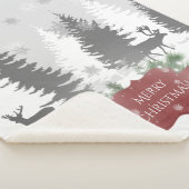 Winter Wonderland Sherpa Blanket - Rood Deken (3/4)