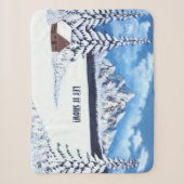 Winter Wonderland Sherpa Deken (Voorkant)