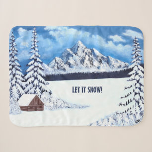 Winter Wonderland Sherpa Deken