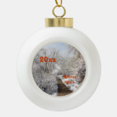 Winter Wonderland Sjabloon Ornament (Voorkant)