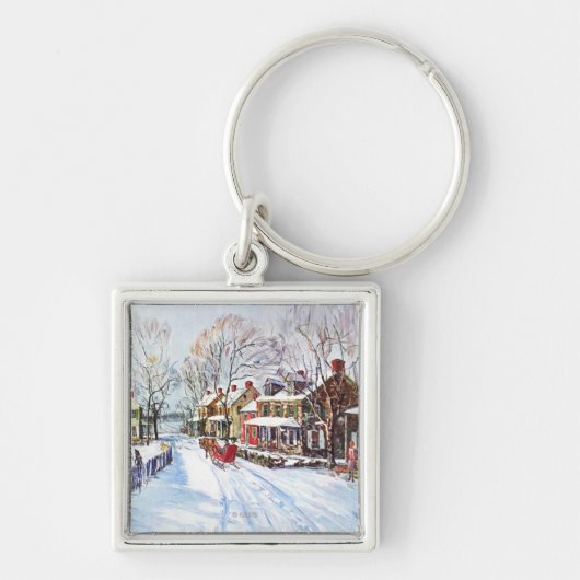 Winter Wonderland Sleutelhanger (Voorkant)