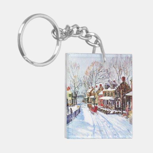 Winter Wonderland Sleutelhanger (Voorkant Links)