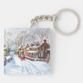 Winter Wonderland Sleutelhanger (Achterkant)