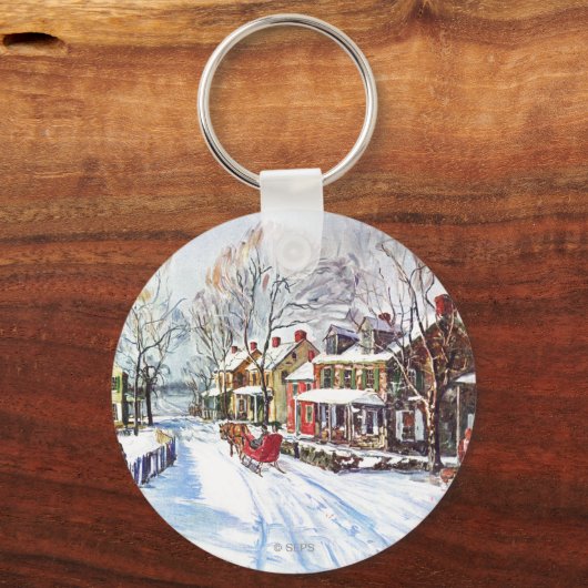 Winter Wonderland Sleutelhanger (Voorkant)