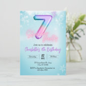 `winter Wonderland Slumber party Uitnodiging (Staand voorkant)