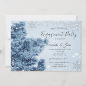 Winter Wonderland,Sneeuw, Sneeuwvlokken Huwelijk Kaart (Voorkant)