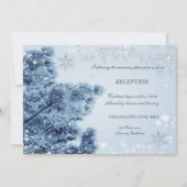 Winter Wonderland,Sneeuw, Sneeuwvlokken Onthaal Kaart (Voorkant)