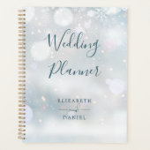 Winter Wonderland Sneeuwbruiloft Planner (Voorkant)