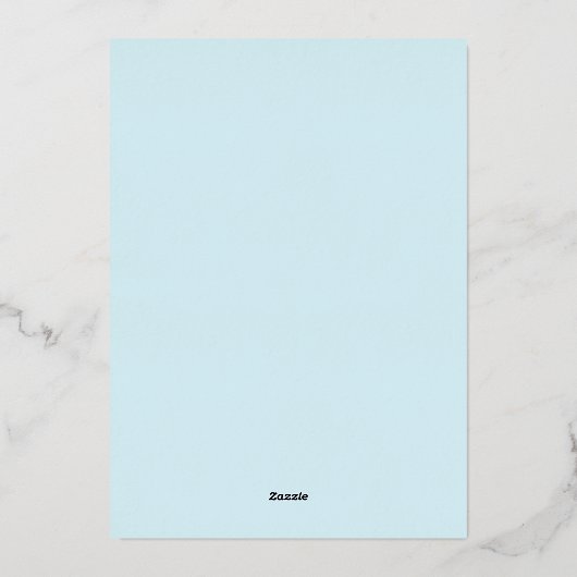 Winter Wonderland Sneeuwvlok Jurk Vrijgezellenfees Folie Uitnodiging (Achterkant)