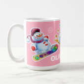 Winter Wonderland sneeuwvolk mok douanenaam (Links)