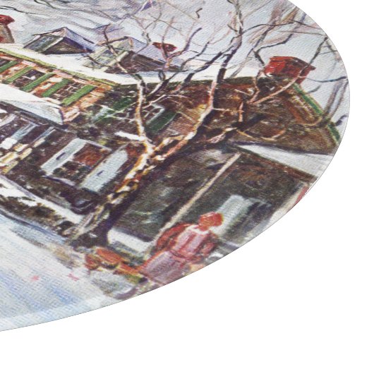 Winter Wonderland Snijplank (Hoek)