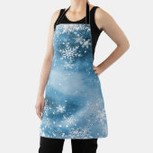 Winter Wonderland,Snow Blue Holiday Schort (Insitu)