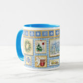 Winter Wonderland Snow Fun Country Coffee Cup Mok (Voorkant links)