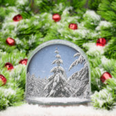 Winter Wonderland Snow Globe Snow Forest Snowglobe Sneeuwbol (Kerstmis)