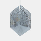 Winter Wonderland Snow Ornament (Voorkant links)