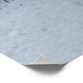 Winter Wonderland Snow Park Blank Card Poster (Hoek)