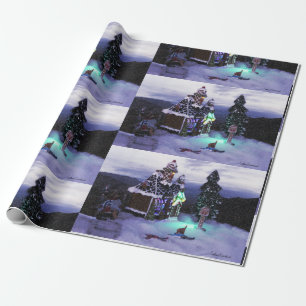 Winter Wonderland Snow Scene 2020 Cadeaupapier