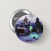 Winter Wonderland Snow Scene 2020 Ronde Button 5,7 Cm (Voorkant /achterkant)