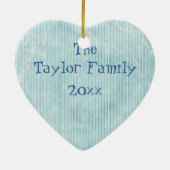 Winter Wonderland Snow Scene Pine Trees Ornament (Achterkant)