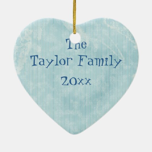 Winter Wonderland Snow Scene Pine Trees Ornament (Achterkant)