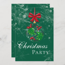 Winter Wonderland Snow Wereldbol Kerstfeest Kaart