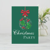 Winter Wonderland Snow Wereldbol Kerstfeest Kaart (Staand voorkant)