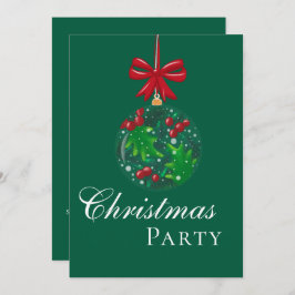 Winter Wonderland Snow Wereldbol Kerstfeest Kaart