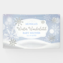 Winter Wonderland Snoweflakes backdrop Spandoek