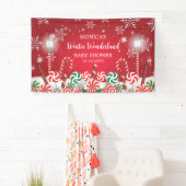 Winter Wonderland Snoweflakes candyland backdrop Spandoek (Insitu)