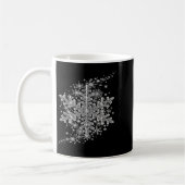 Winter Wonderland Snowflake Holiday Design For Men Koffiemok (Links)