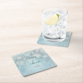 Winter Wonderland Snowflake Kartonnen Onderzetters (Insitu)