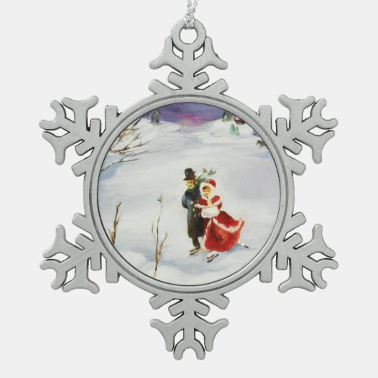 Winter Wonderland Snowflake Ornament (Voorkant)