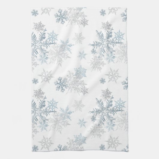 Winter Wonderland Snowflake Theedoek (Verticaal)