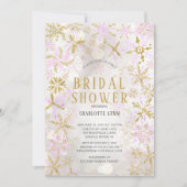 Winter Wonderland Snowflakes Vrijgezellenfeest Kaart (Voorkant)