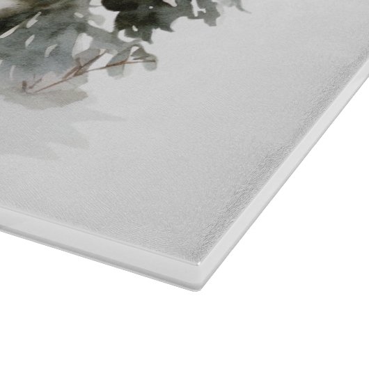 Winter Wonderland Snowman Snijplank (Hoek)