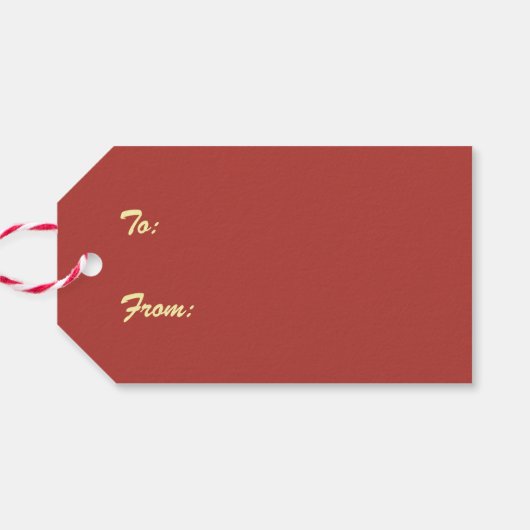 Winter Wonderland Snowman's Hot Chocolate Cart Cadeaulabel (Achterkant Horizontaal)