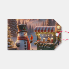 Winter Wonderland Snowman's Hot Chocolate Cart Cadeaulabel