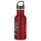 Winter Wonderland Snowman's Hot Chocolate Winkelwa Waterfles (Voorkant)