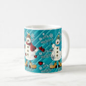 Winter Wonderland Snowmen | Christmas Koffiemok (Voorkant rechts)