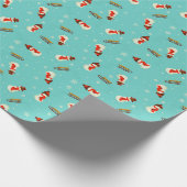 Winter Wonderland Snowmen inpakpapier (Hoek)