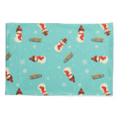 Winter Wonderland Snowmen Kussensloop (Achterkant)