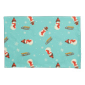 Winter Wonderland Snowmen Kussensloop (Voorkant)